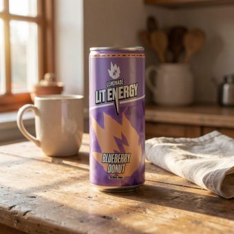 Энергетик LiT Energy (Лит Энерджи) черника, фиолетовый, 0.33 л