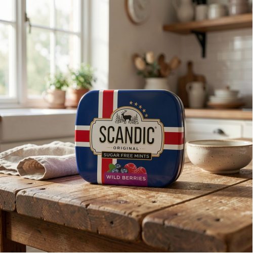 Драже Scandic без сахара со вкусом Лесные ягоды, 14г