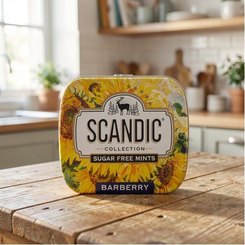 Драже Scandic без сахара со вкусом Барбарис, 14г