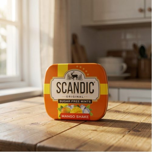 Драже Scandic без сахара со вкусом Манго, 14г