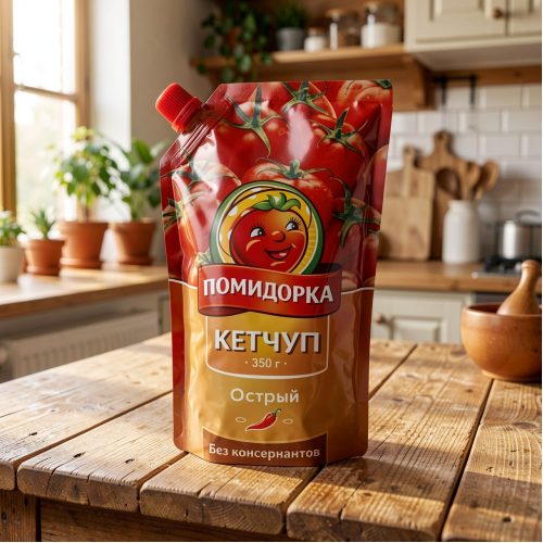 Кетчуп Помидорка Острый, 350г