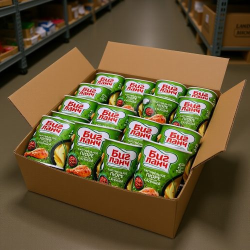 Картофельное пюре быстрого приготовления БигЛанч с соусом с курицей, 50г