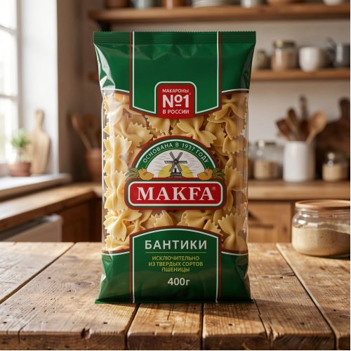 Макароны Макфа, Бантики, 400г