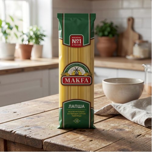 Макароны Макфа, Лапша длинная, 400г