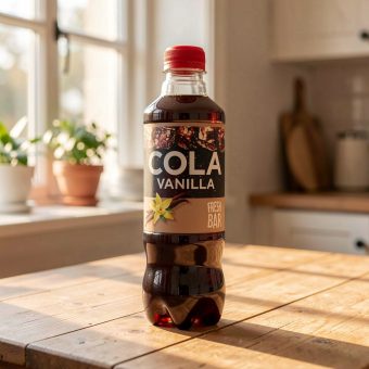 Кола Fresh Bar, ваниль, 0.48 л