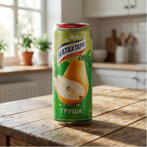 Лимонад Натахтари, груша, 0.33 л