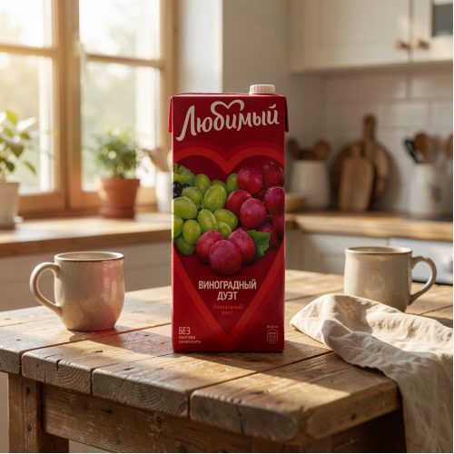Нектар Любимый, виноград, 1.93 л