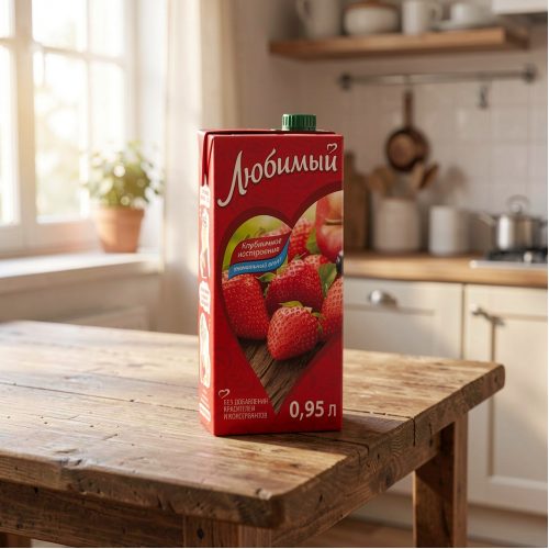 Нектар Любимый, клубника, 0.95 л