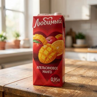 Нектар Любимый, апельсин-манго, 0.95 л