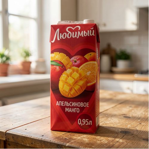 Нектар Любимый, апельсин-манго, 0.95 л