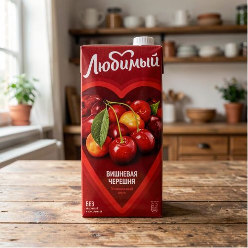 Нектар Любимый, вишня-черешня, 0.95 л