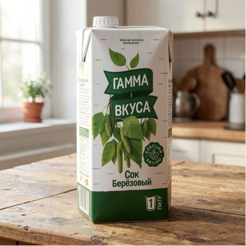 Сок берёзовый Гамма Вкуса, 1 л