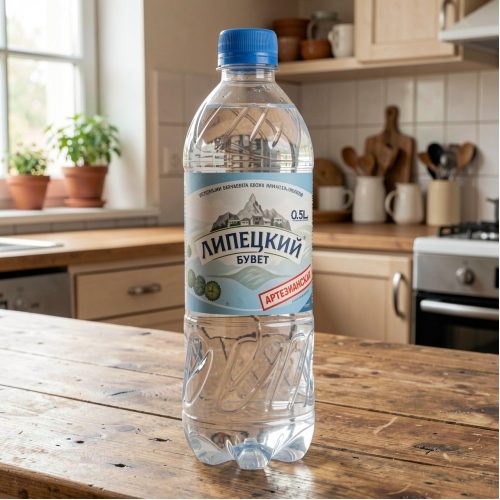 Вода Липецкий Бювет артезианская негазированная, 0.5 л