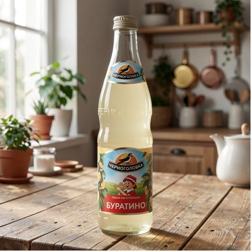 Лимонад Черноголовка, буратино, 0.5 л