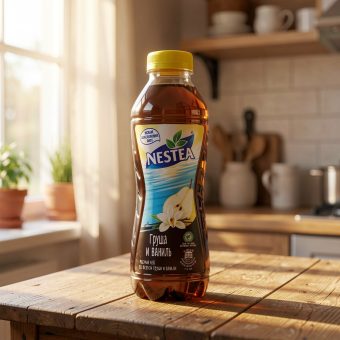 Чай Nestea чёрный, груша-ваниль, 0.5 л
