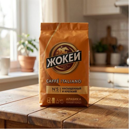 Кофе Жокей Каффэ Итальяно молотый, 100г