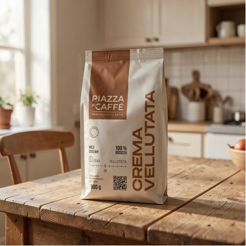 Кофе Пьяцца дель Кафе Крема Велютата Зерно, 900г