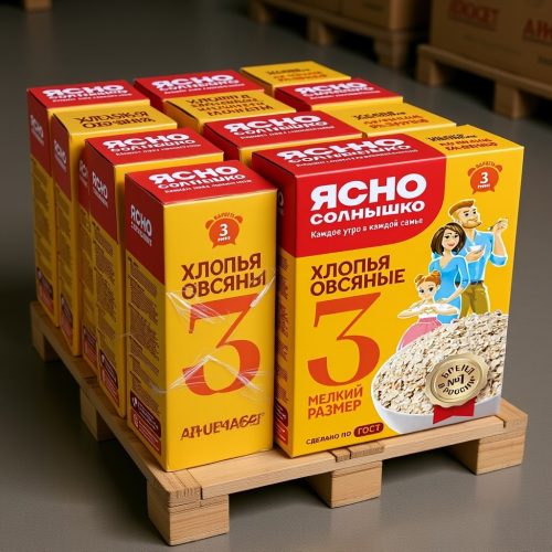 Хлопья овсяные Ясно Солнышко №3, 350г