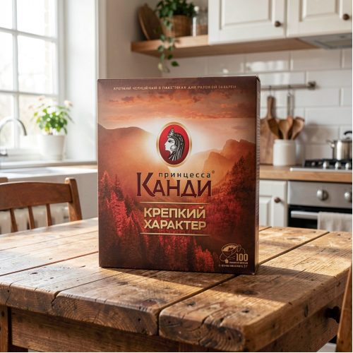 Чай Принцесса Канди Крепкий характер, 100 пак 2г