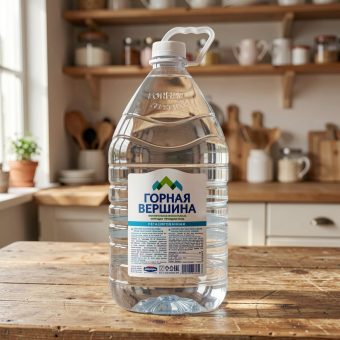 Вода Горная вершина минеральная природная негазированная, 5 л