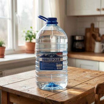 Вода Новотерская горная минеральная негазированная, 5 л
