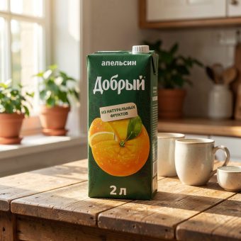 Нектар Добрый, апельсин, 2 л