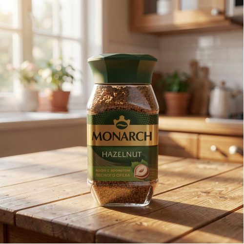 Кофе Монарх с ароматом лесного ореха, 95г