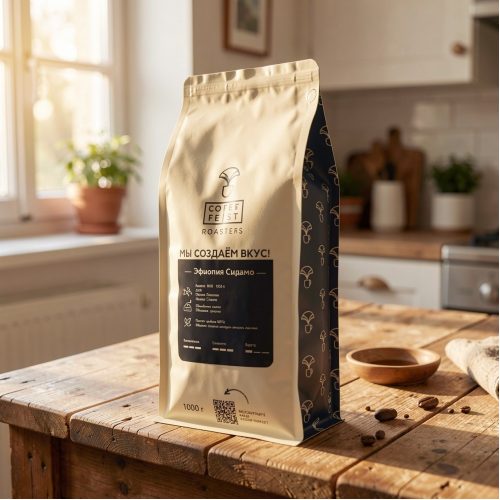 Кофе натуральный МЧК HoReCa Ethiopia Sidamo зерно, 1 кг