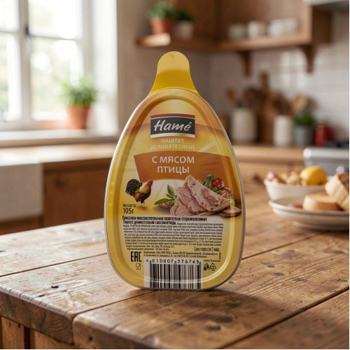 Паштет Хаме с мясом птицы, 105г