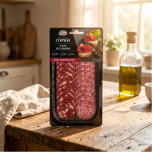 Ассорти Пара Итальяно сырокопчёное, нарезка, 90 г