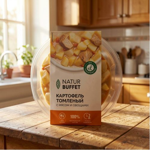 Картофель Натур Буфет тушёный с мясом и овощами, 250 г