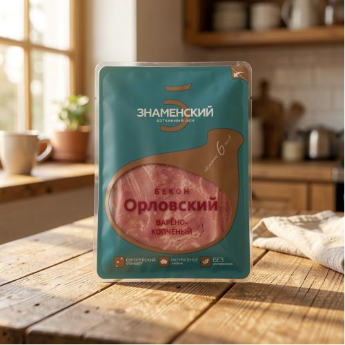 Бекон Орловский нарезка, 130 г