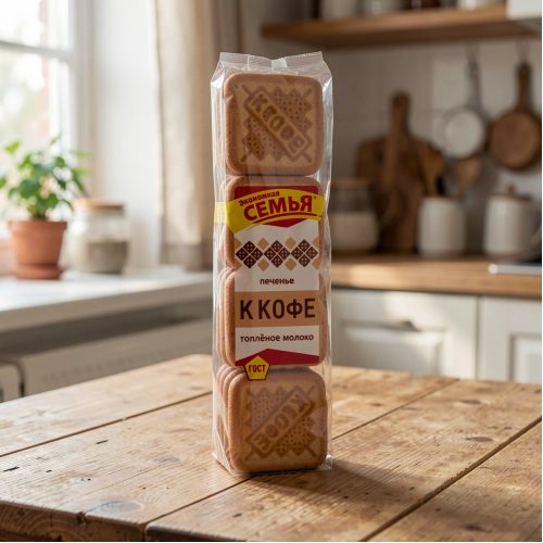 Печенье К кофе топлёное молоко Сладкая Дымка, 335 г