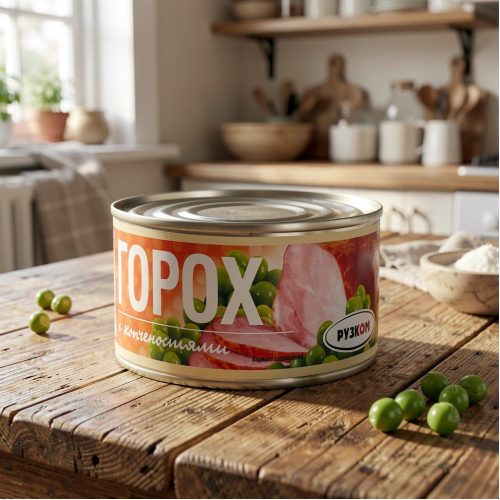 Горох Рузком с копченостями, 325 г