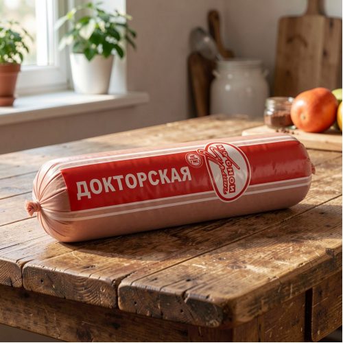 Колбаса Мясной Гурман Докторская ГОСТ категория А