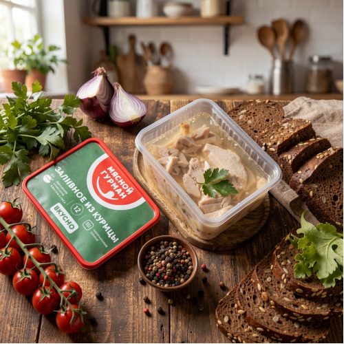 Заливное Мясной Гурман из курицы, 300 г