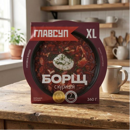 Борщ с курицей, 375 г