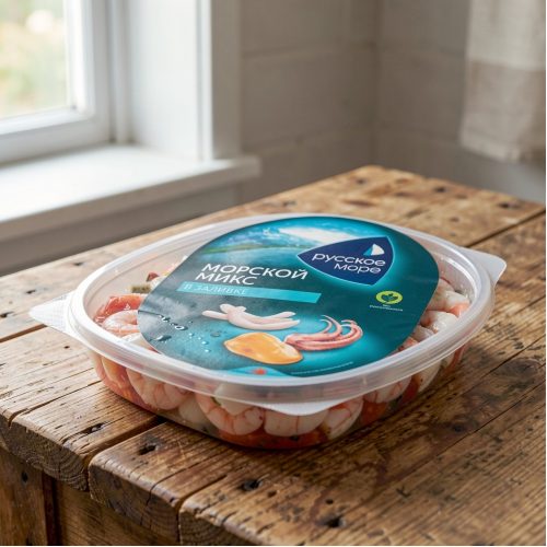 Коктейль из морепродуктов в заливке Морской микс, 180 г