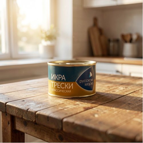 Икра трески Люкс Классическая, 130 г