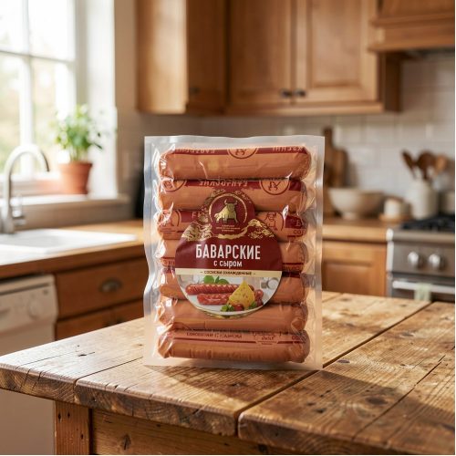 Колбаски Баварские с сыром, 360 г