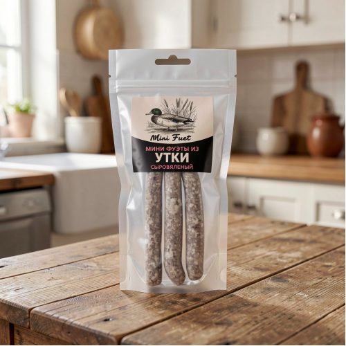 Колбаски Mini Fuet Охота из утки, 40 г
