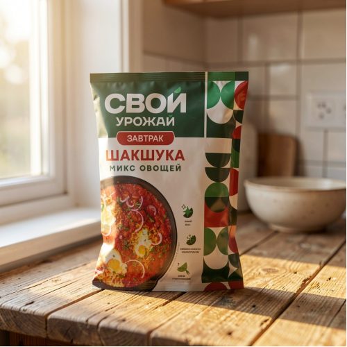 Микс овощей Свой Урожай для восточного завтрака Шакшука, 300 г