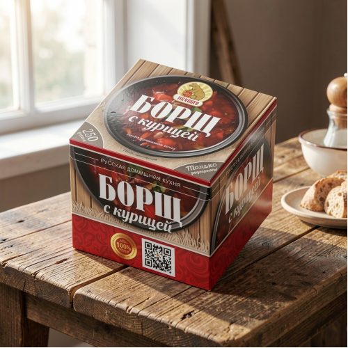Борщ Государь-суп с курицей, 250 г