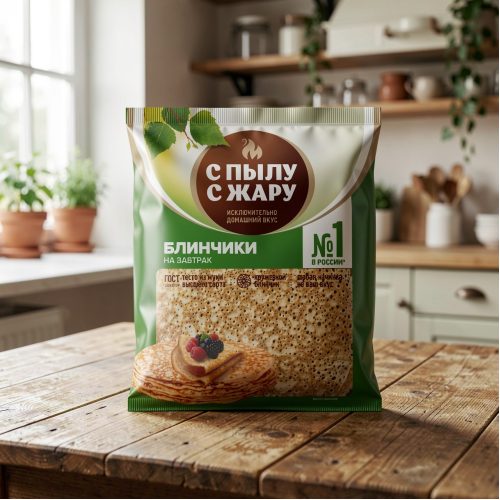 Блинчики С Пылу с Жару без начинки, 20см, 5 кг