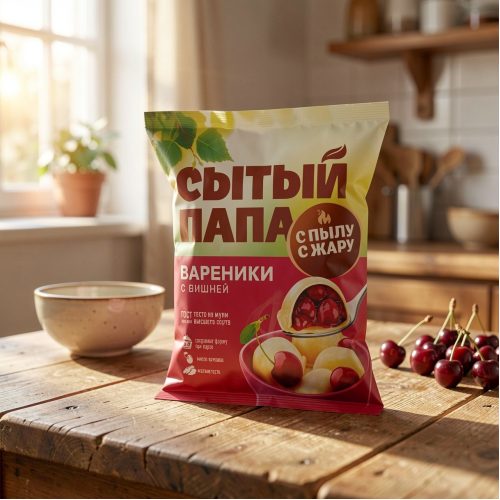 Вареники Сытый Папа с вишней, 450 г