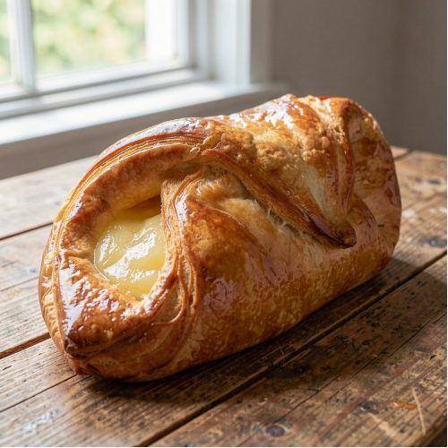 Слойка дрожжевая с лимоном, 90 г