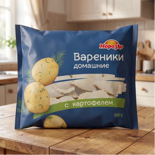 Вареники Морозко с картофелем домашние, 350 г