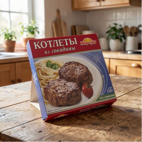 Котлеты Морозко из говядины, 330 г
