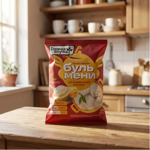 Булмени со сливочным маслом, 400 г