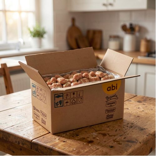 Мини-сосиски Зареченские продукты в тесте, 5 кг